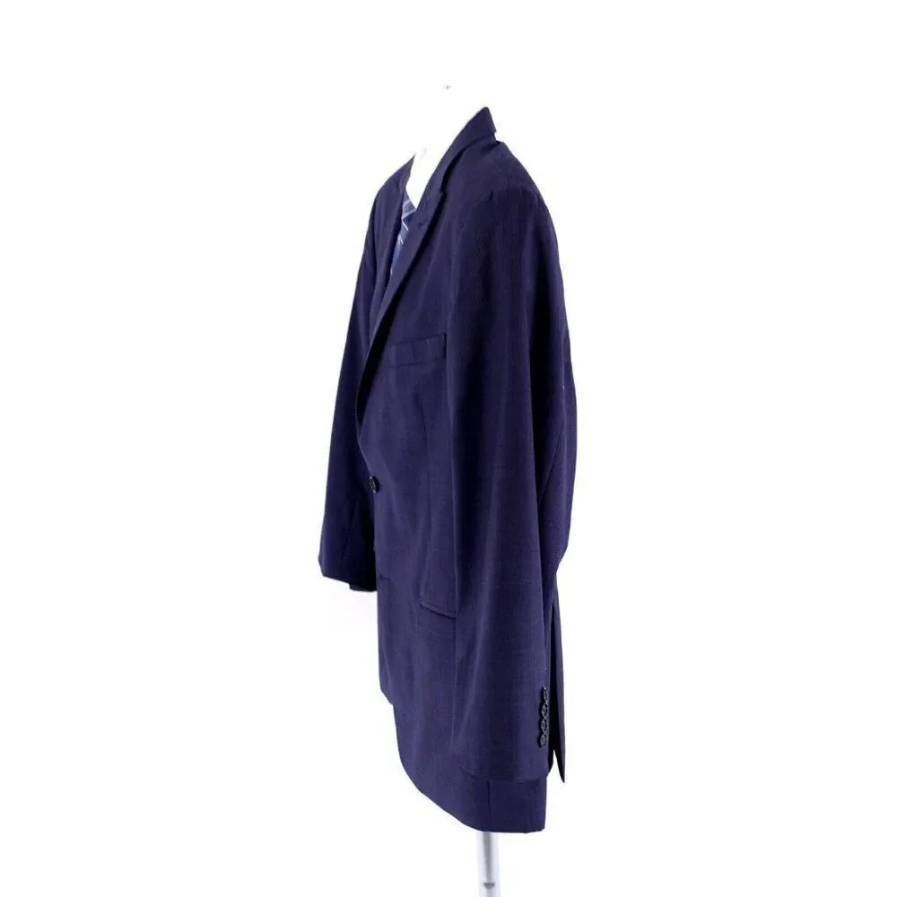 Tommy Hilfiger Wool Polka Dot Peak Lapel‎ 2 Button Suit Jacket 42R Or Slim 44R